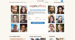 Desktop Screenshot of meeticaffinity.es